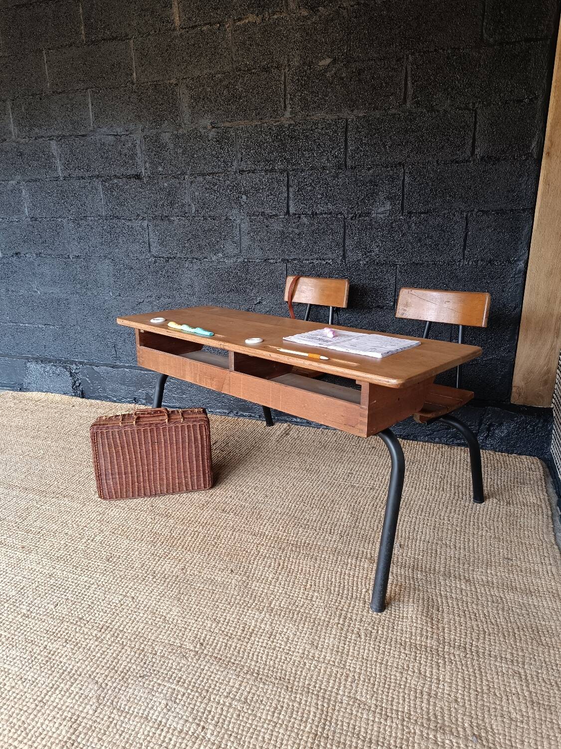 Former school desk
