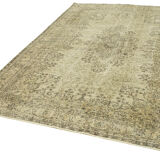 Handmade oriental beige carpet 200 cm x 298 cm