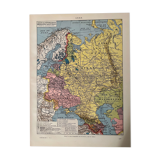 Old map of the USSR from 1928