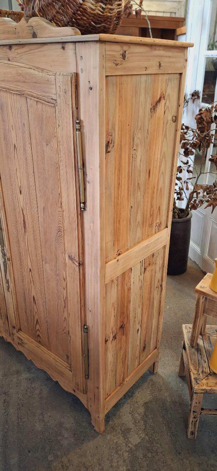 Antique fir wardrobe