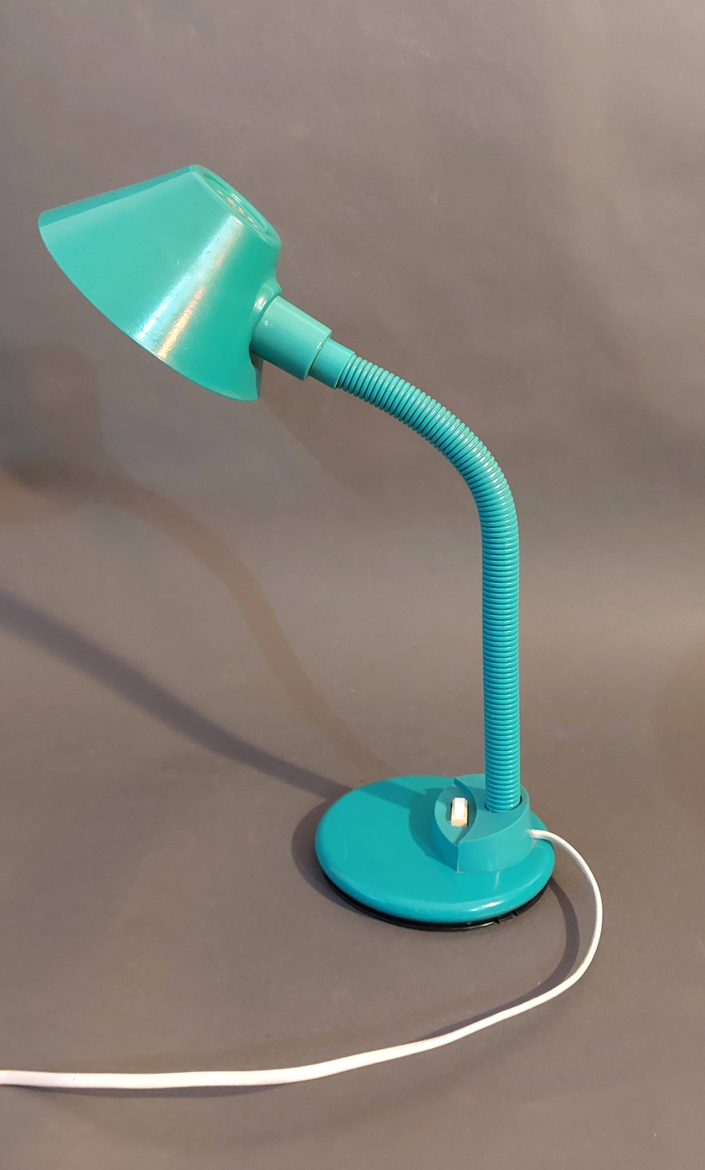 Pebble green Aluminor articulated desk lamp 1970.