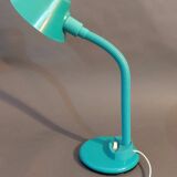 Pebble green Aluminor articulated desk lamp 1970.