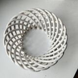 Lattice ceramic basket