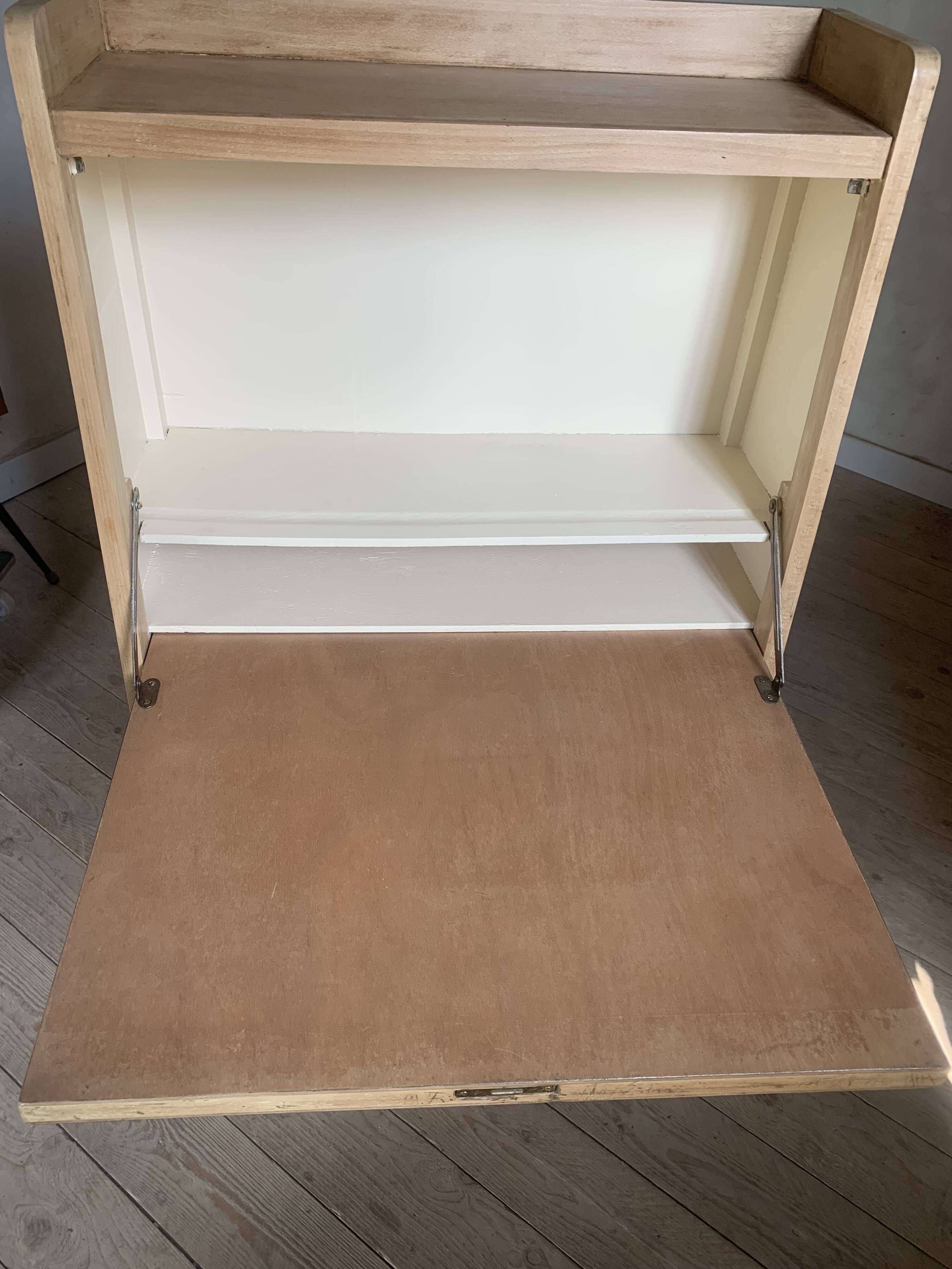 Vintage pyramidal bookcase secretary desk