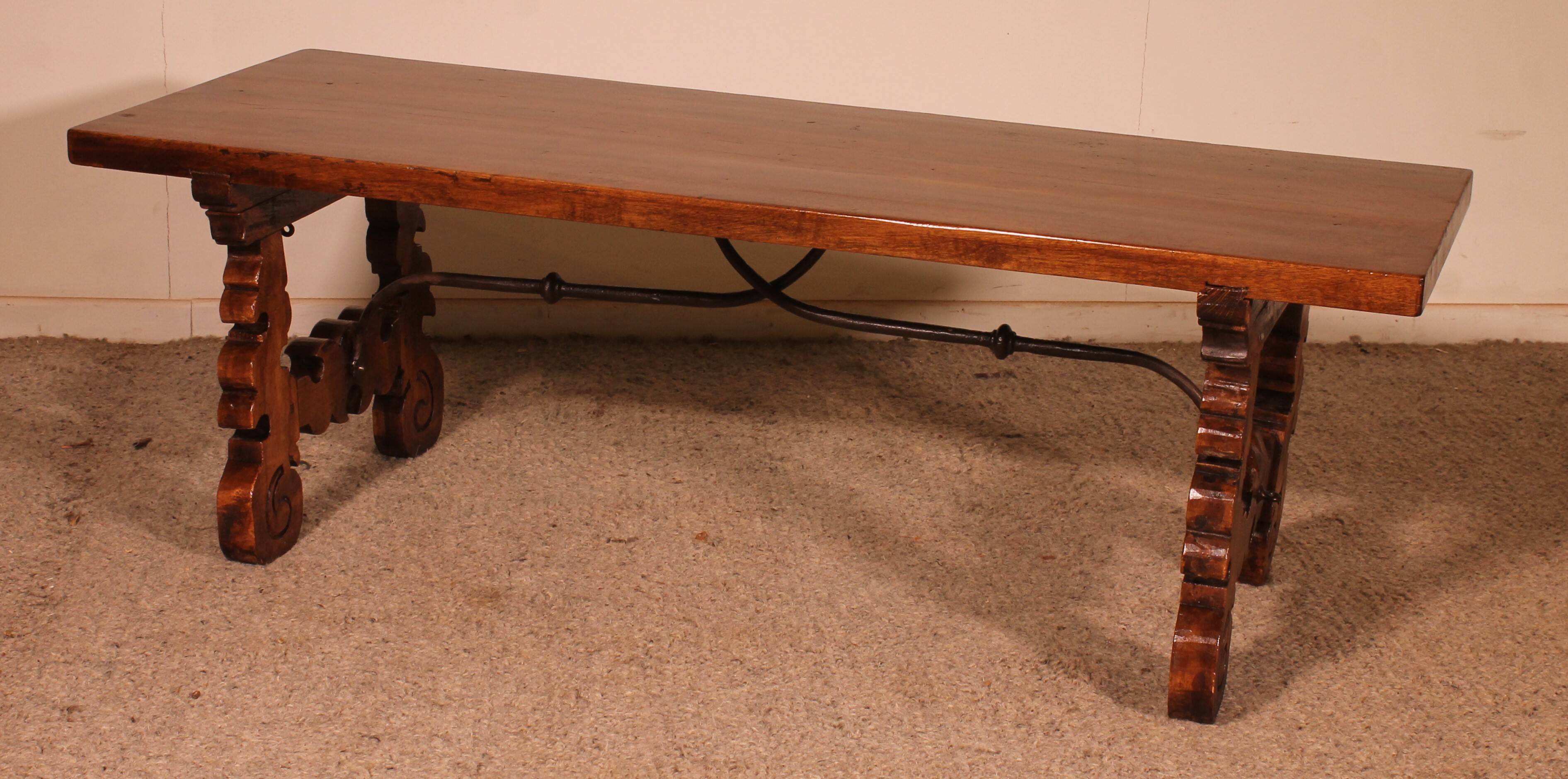 Spanish Walnut Coffee Table - 17th Century