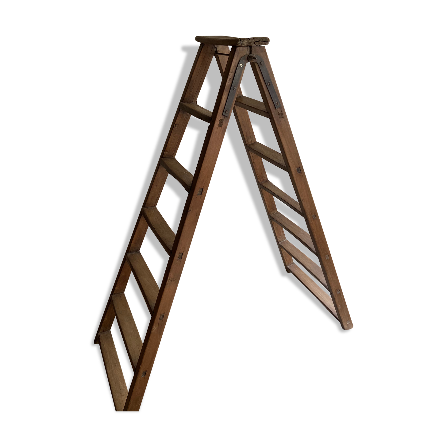 Vintage wooden stepladder
