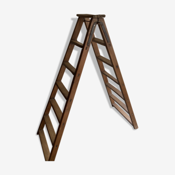 Vintage wooden stepladder