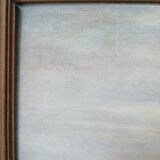 Painting on wood "seaside"