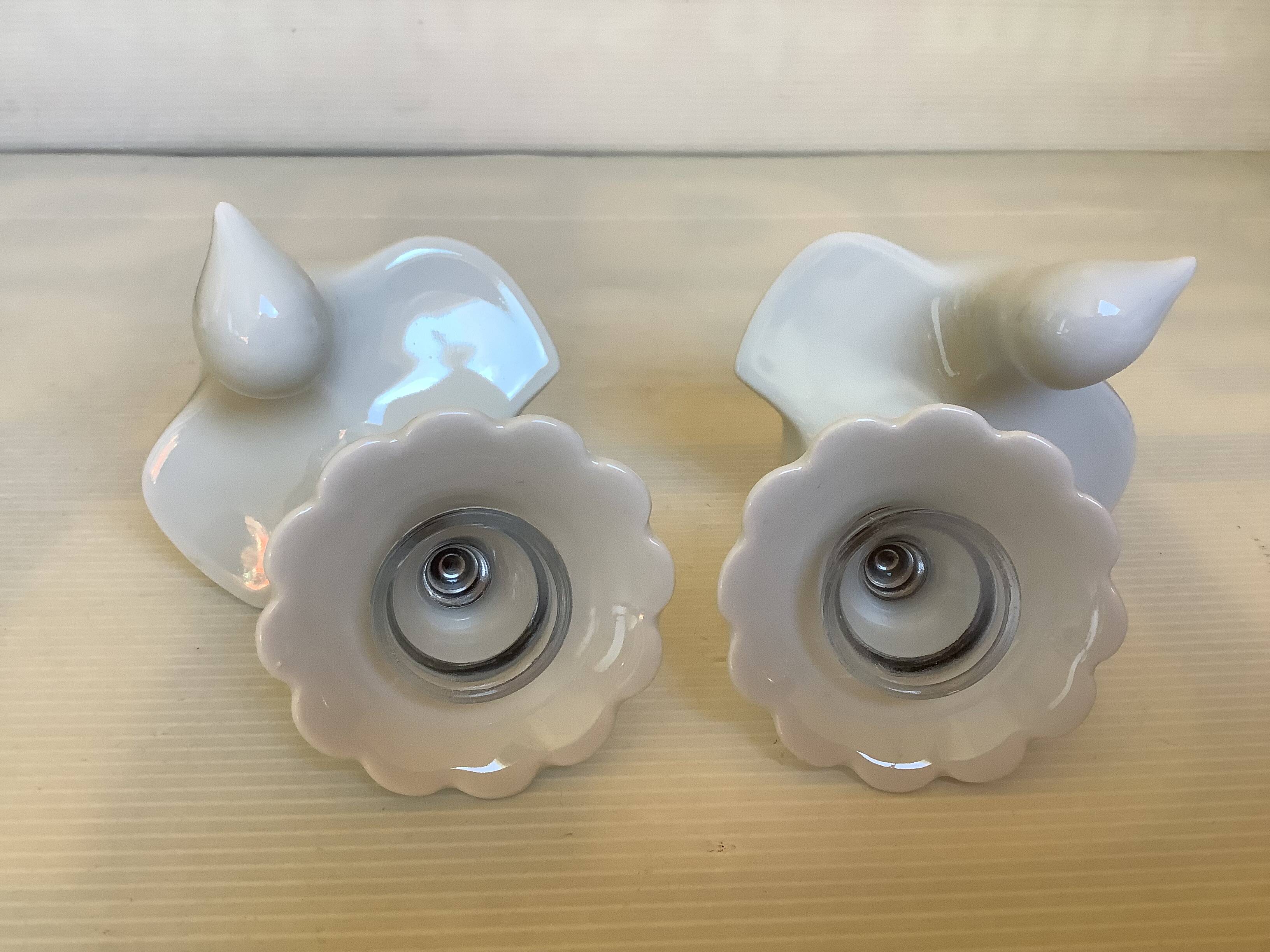 Eight bird candlesticks from Bavaria and Arzberg, Germany