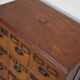 Vintage Dutch Teak Apothecary / Filing Cabinet, 1930s