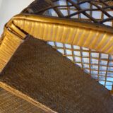 Rattan shelf