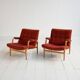 Pair of “Ingrid” armchairs by Bruno Mathsson for Dux, 1960s