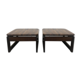 Ensemble de 2 tables d'appoint brésiliennes Percival Lafel du milieu du siècle, années 1970