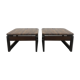 Set of 2 Percival Lafel Mid-century Brazilian side tables, 1970's