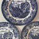 3 Grindley Royal Tudor Merrie Olde England Dessert Plates