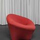 Set of 3 Space Age armchairs in the style of Pierre Paulin.