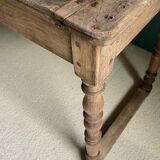 Console en chêne, table de drapier 19e siècle