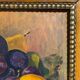Still life with quetsches and pears signed and dated 1935