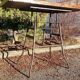 Table avec pied de scierie