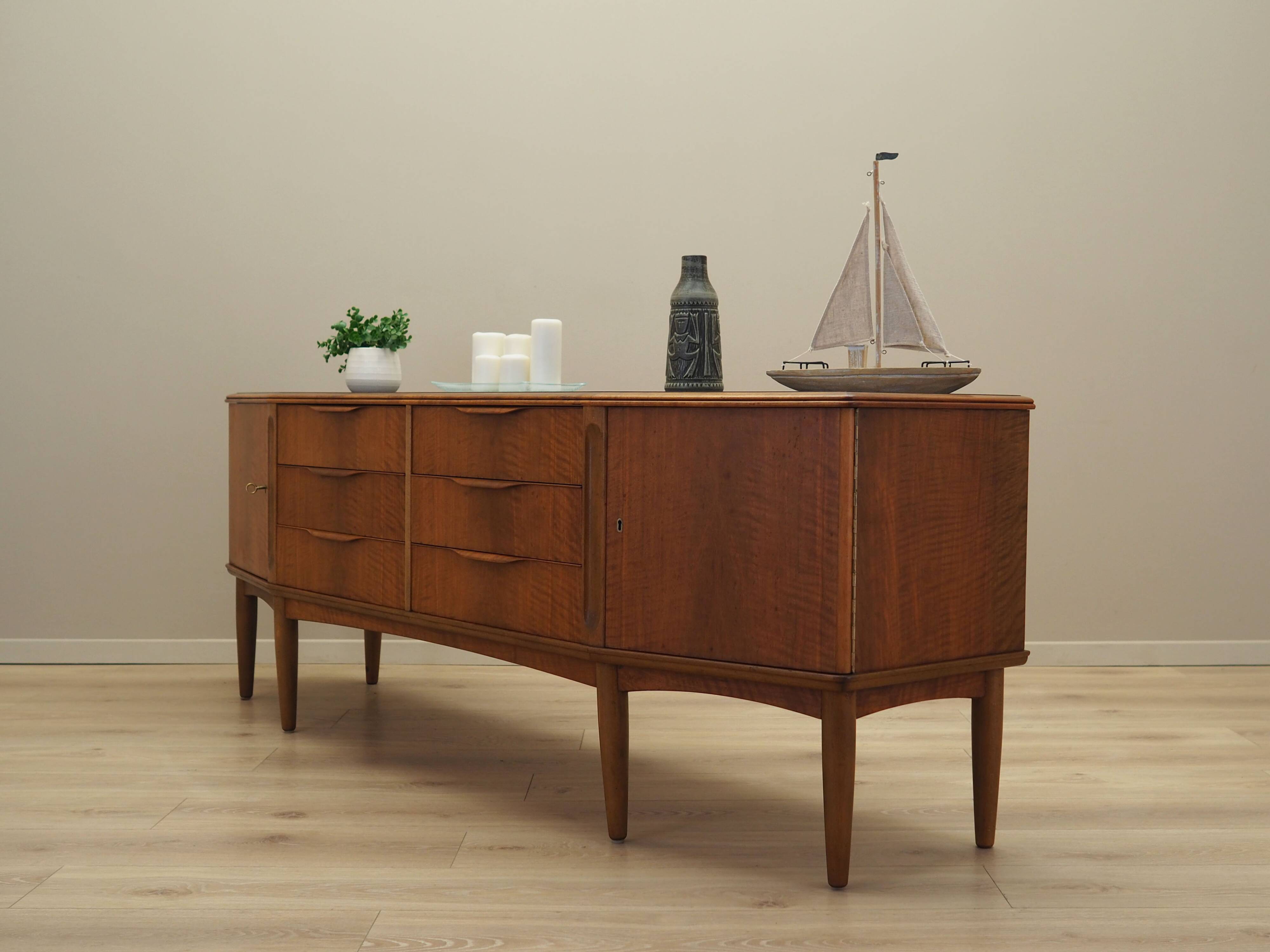 Walnut sideboard, Danish design, 1960s, production: Denmark