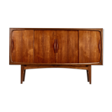 Mi-high teak sideboard, Jens Ærthøj Jensen & Tage Molholm, Denmark, 1960