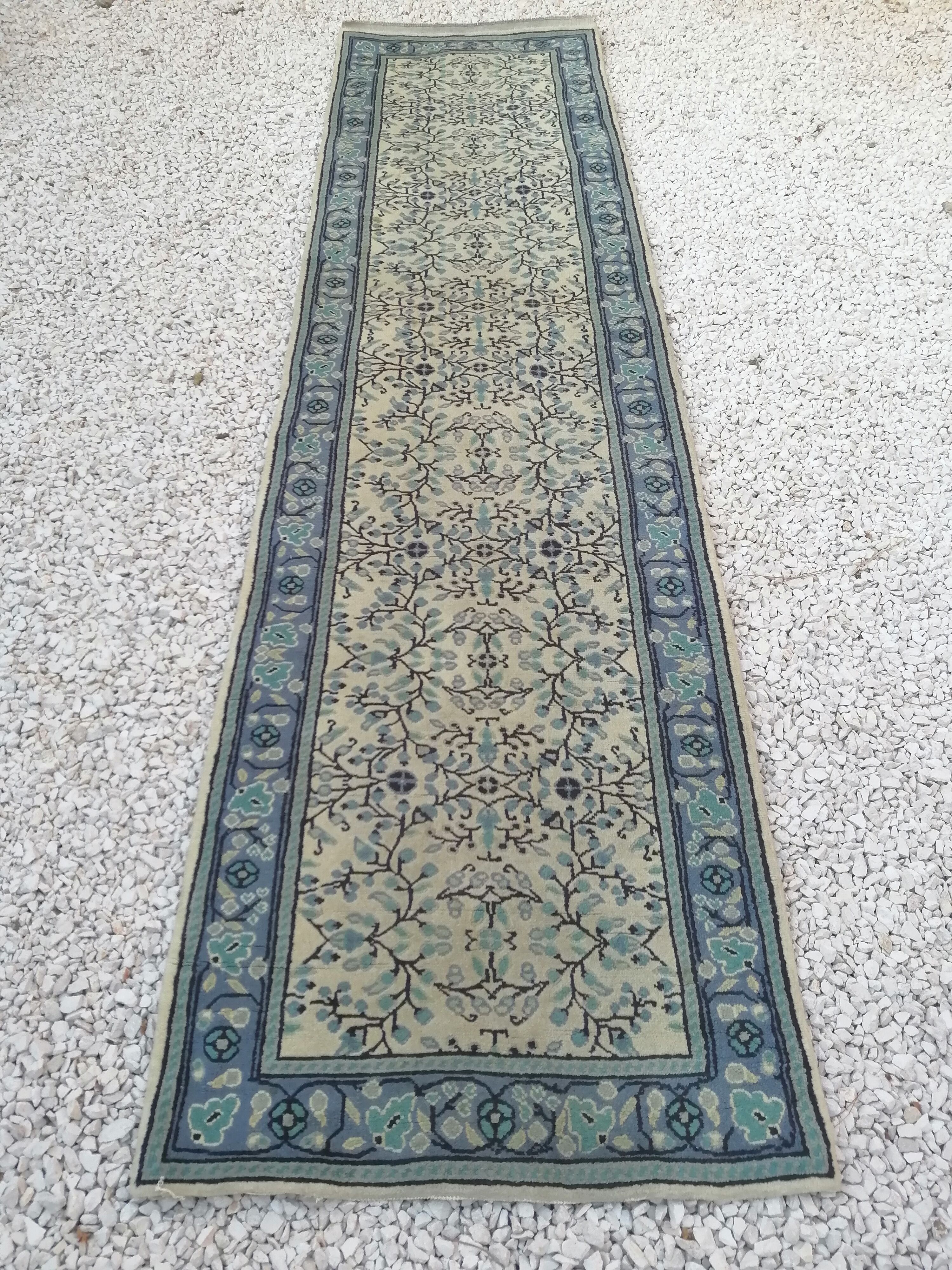Hallway rug. Handmade wool. Tunisia. (285x70)