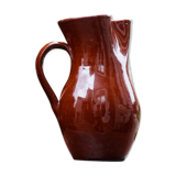 Terracotta pitcher, rust colour