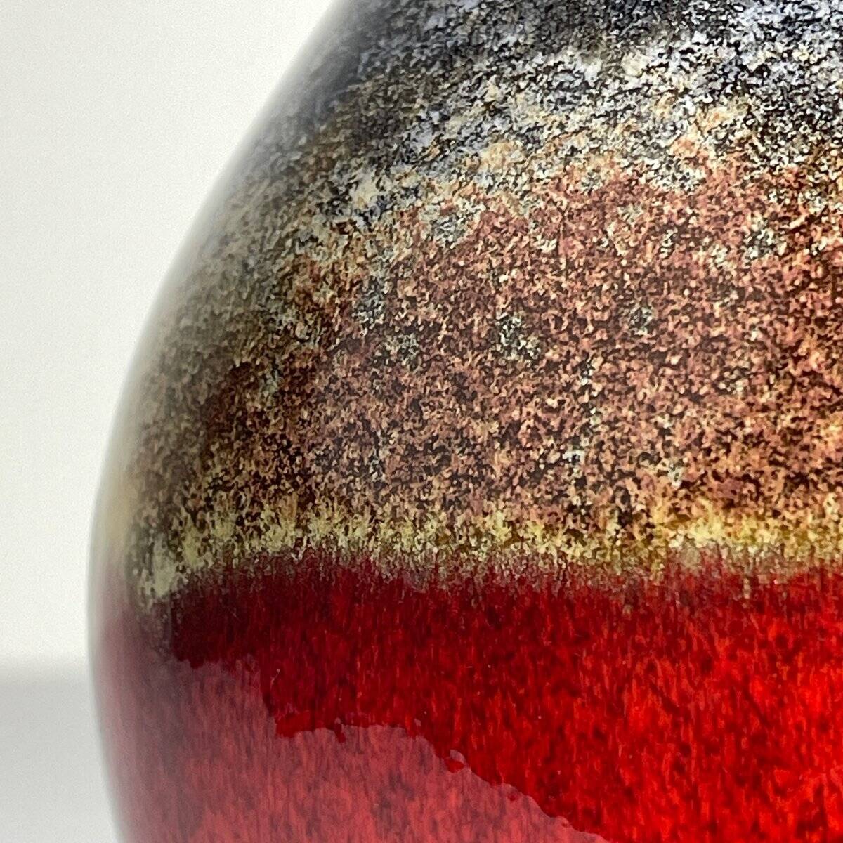 Vintage ceramic vase, West Germany, 1970.