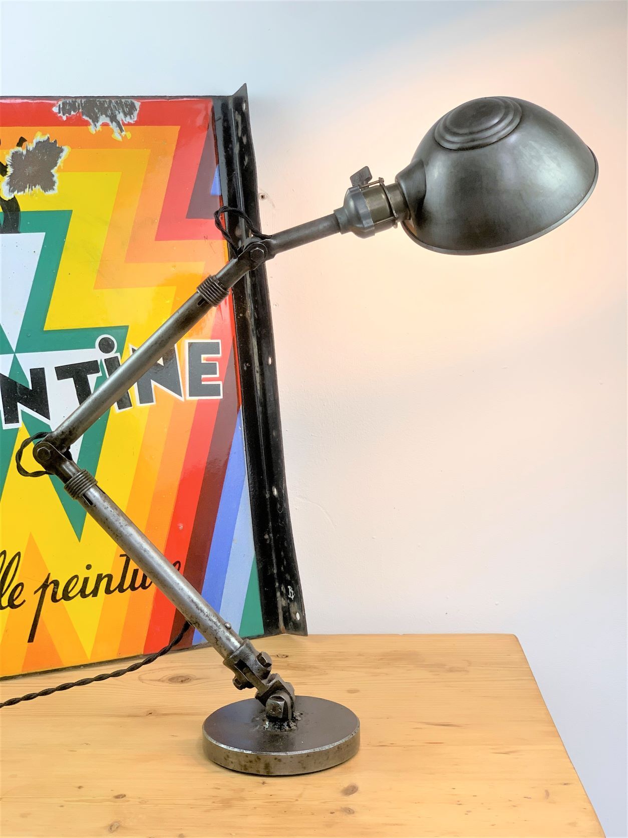 Ajusco adjustable fixture co milwaukee wis old american lamp brand ajusco 1930