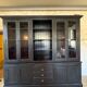 Large display cabinet with 2 sections