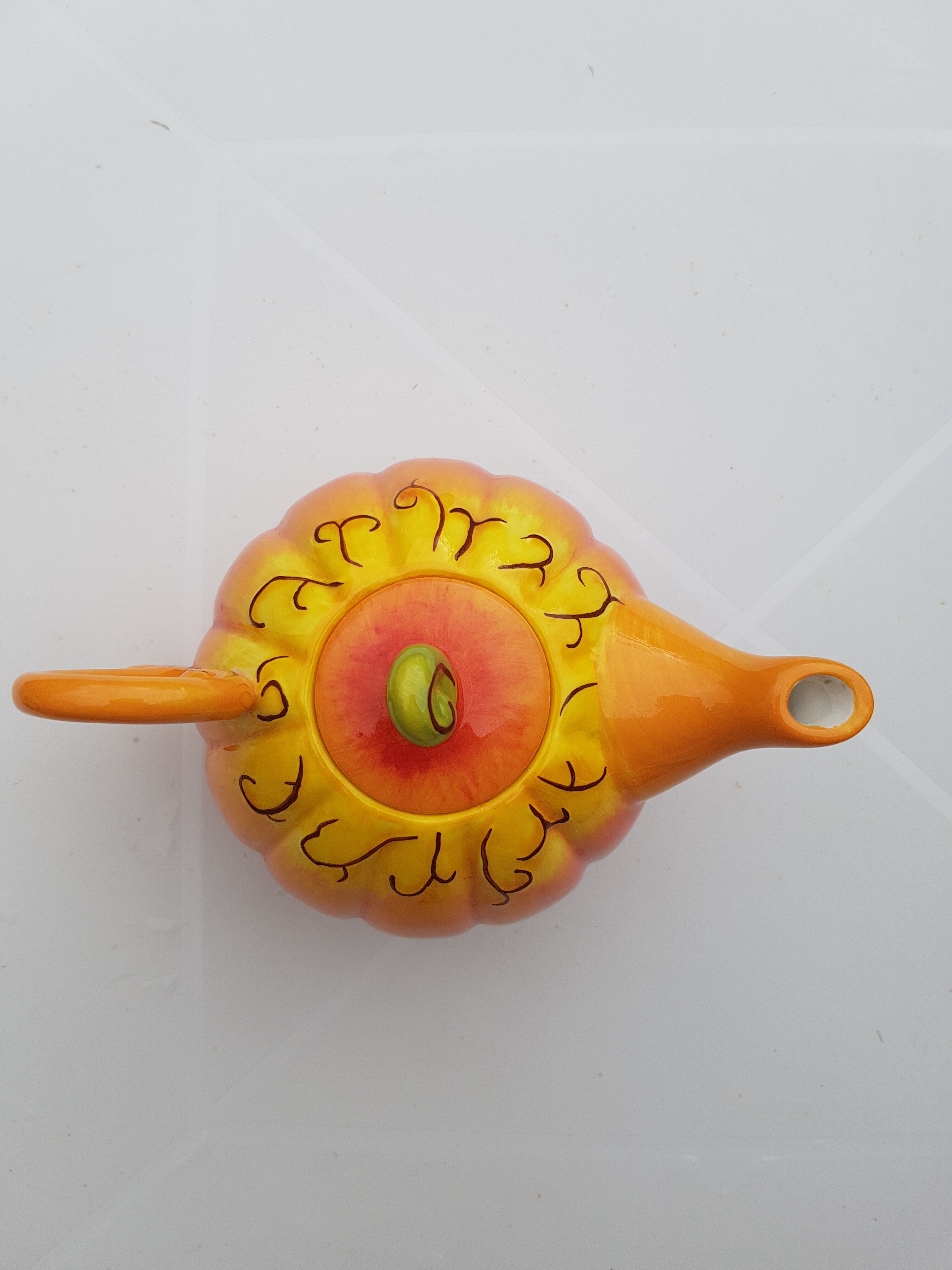 Pumpkin teapot