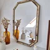 Vintage octagon mirror