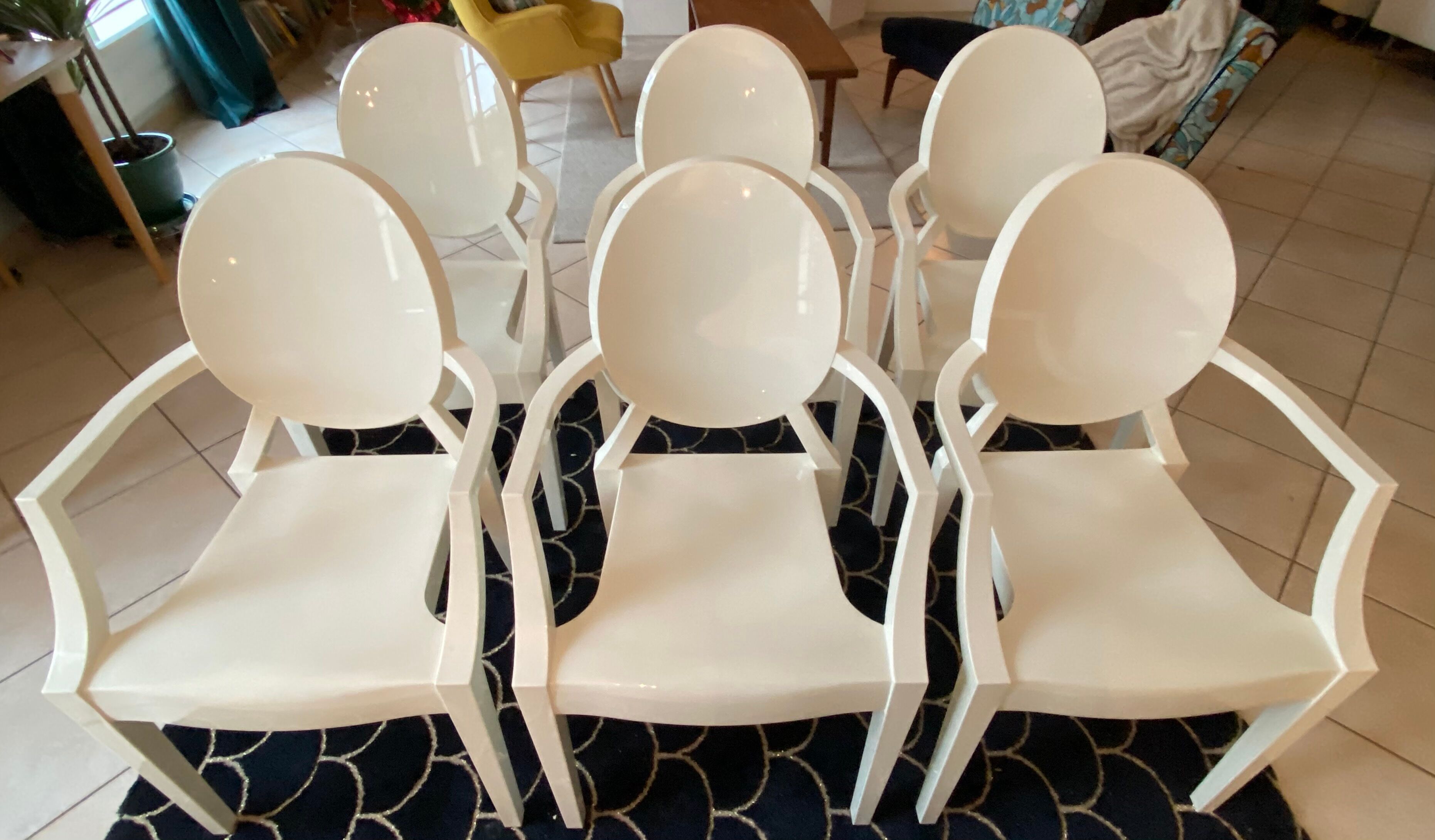 Philippe Starck's Louis Ghost chair for Kartell