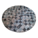 Round cowhide rug