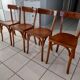 Suite of 4 chairs by Bistrot Baumann vintage 1960s