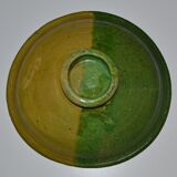 Enamelled terracotta fruit bowl in the Vallauris style, Provence, 1970