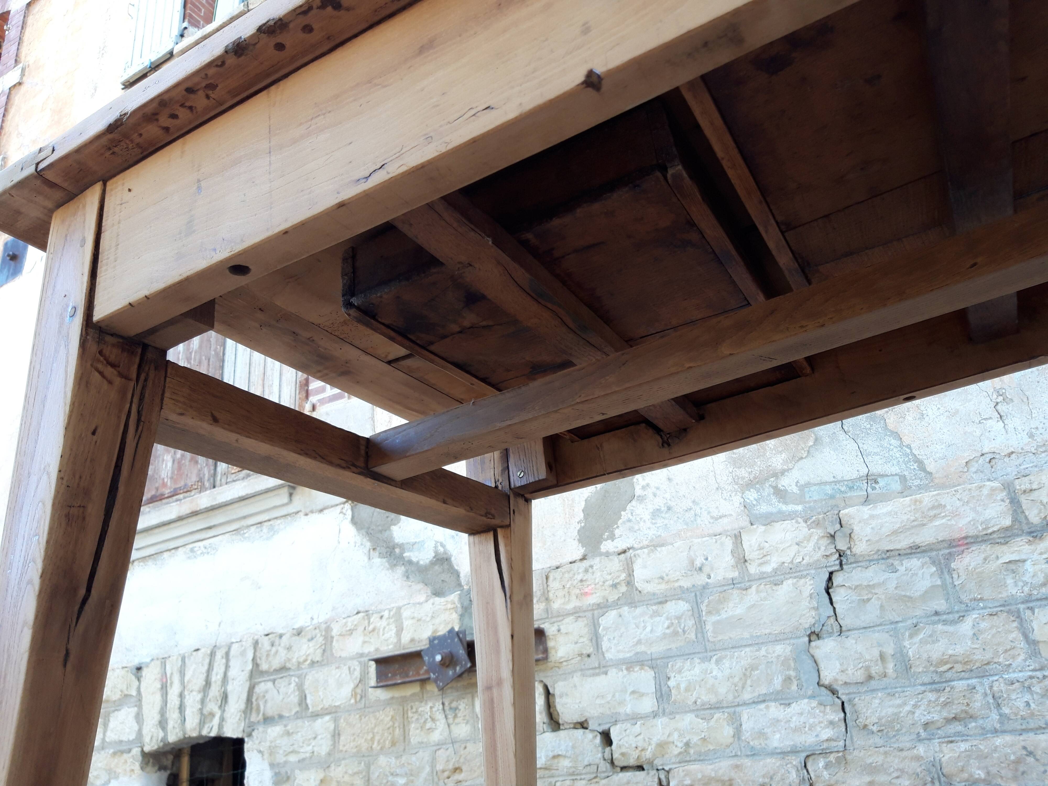 Firm table bressane brut XIXth