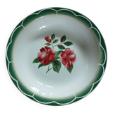 Plat rond Digoin et Sarreguemines modèle "Mireille "