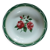 Round dish Digoin and Sarreguemines model "Mireille"