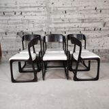 Set of 6 Baumann sled chairs