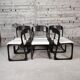 Lot de 6 chaises Baumann traineau