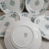 6 assiettes à dessert Terre de Fer