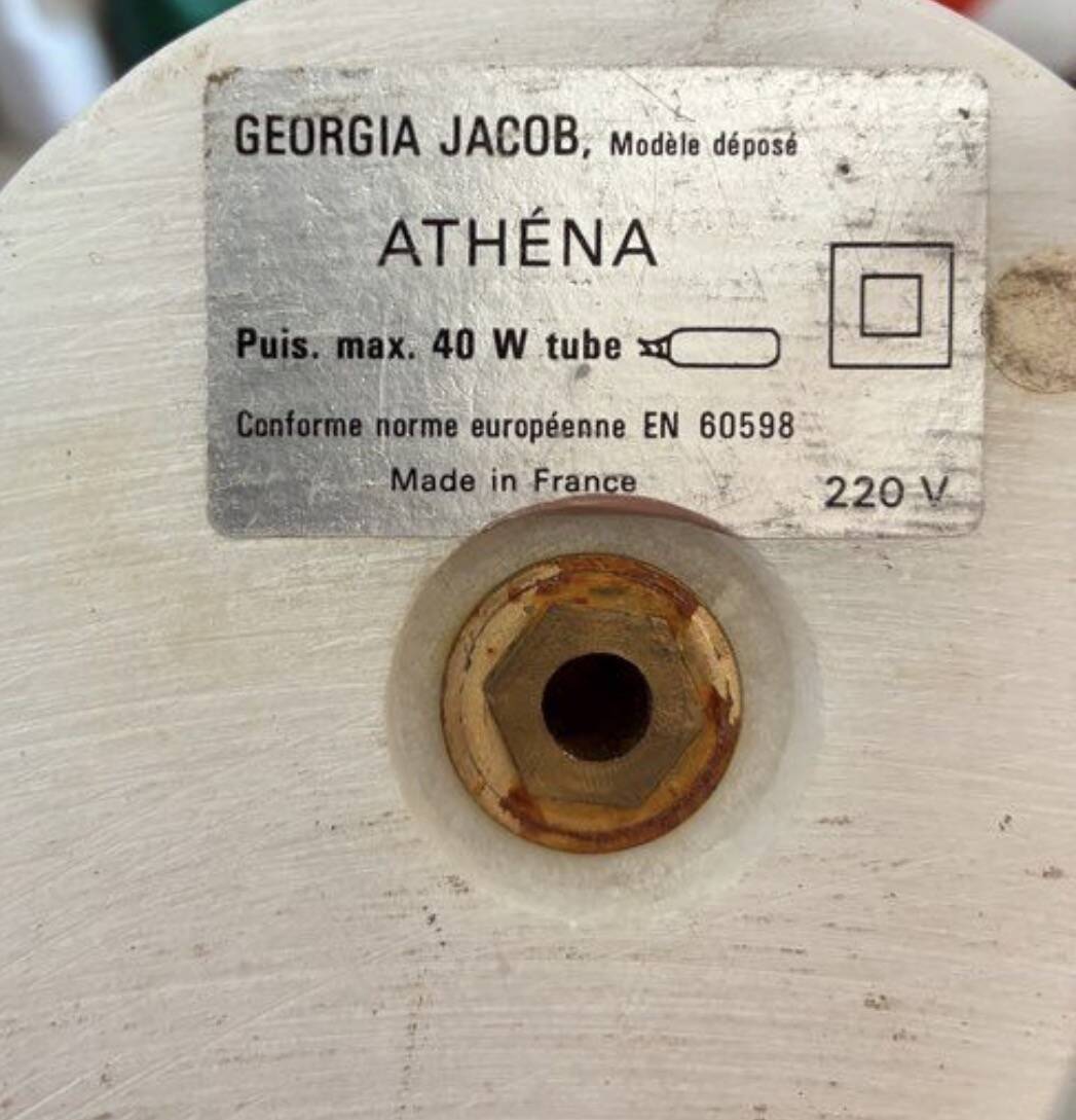 Set of 2 bedside lamps model Athena
