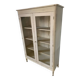 Painted glass bookcase, early 20th century