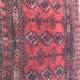 Carpet old saddle made turkmen hand 97 x 162 cm