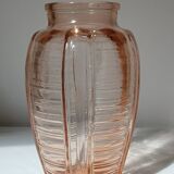 Vase en verre orange