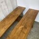 Pair of antique farm benches