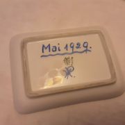 Bavarian porcelain cup may 1929 signed turf hokey players