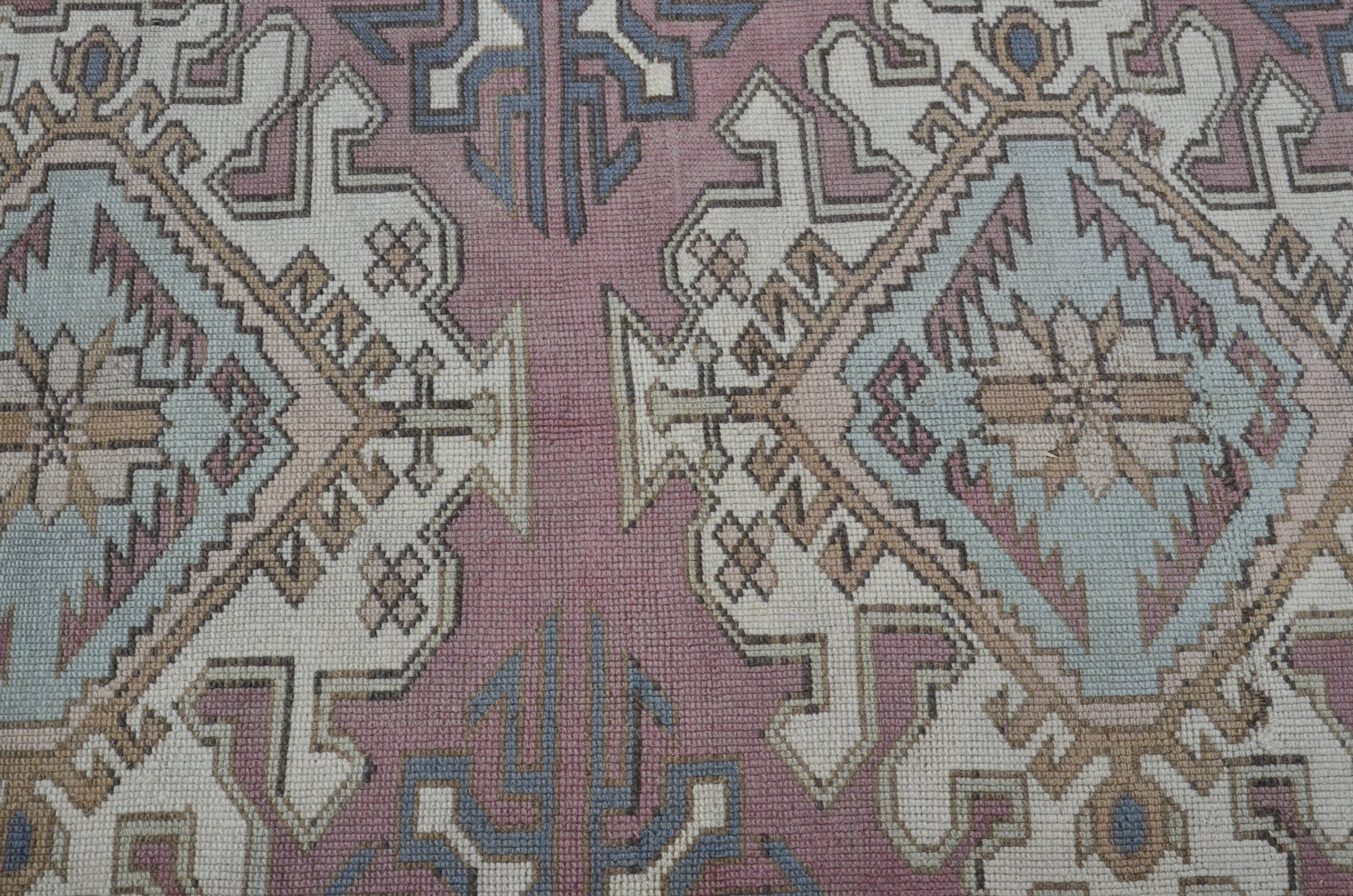Oushak Vintage Handknotted Wool Rug sku 3438