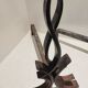 Pair of wrought iron andirons by Raymond Subes vintage